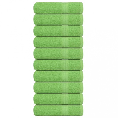 Gossi prosoape de baie 10buc verde mere 100x150cm 360g/m2 100% bumbac foto