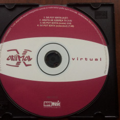 Animal X Virtual 2001 maxi single cd disc muzica house pop dance fara coperta