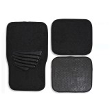 Set 4 covorase Auto tip mocheta, Negru