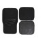 Set 4 covorase Auto tip mocheta, Negru