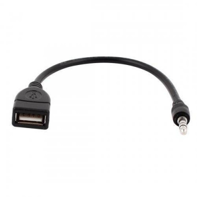 Cablu adaptor USB mama - Jack 3.5 mm 4 pini 0.2m foto