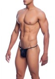 Bikini Microfiber V-Thong Style, Negru, L/XL