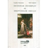 Corneliu Ormeneanu, Emil Lungeanu - Dictionar incomplet al drepturilor omului - 119234