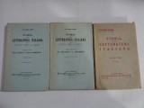 STORIA DELA LITTERATURA ITALIANA PER USO DEI LICEI vol.1 / vol.2 / vol.3 - Vittorio ROSSI - Milano, 1940 /1941 / 1942