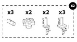 Set suruburi pentru suportul de biciclete Menabo Juza