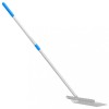 VidaXL M&acirc;ner de furcă telescopic, argintiu, oțel