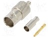 Conector BNC, 75&Omega;, mama, aurit, AMPHENOL - 031-71014-RFX