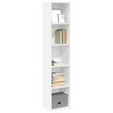 VidaXL Bibliotecă, alb, 40x30x189 cm, lemn prelucrat