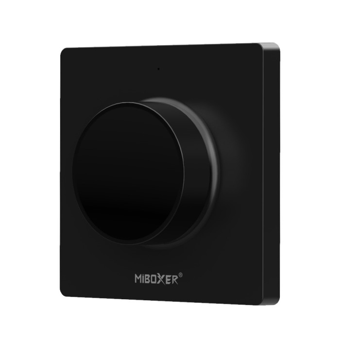 Buton Mi-Light MiBoxer si panou de comutare rotativ Telecomanda LED neagra K1 wireless maxim 30m