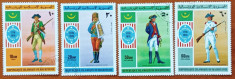 MAURITANIA-&amp;#039;&amp;#039;UNIFORME-MILITARE&amp;#039;&amp;#039;-4v.-stampil foto