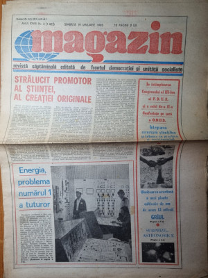 magazin 19 ianuarie 1985 foto