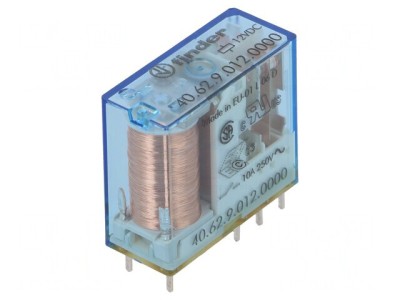 Releu Electromagnetic DPDT 12VDC 20A foto