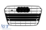 Grila tip S6 crom/neagra potrivita pentru Audi A6 2011-2015 cu PDC Performance AutoTuning