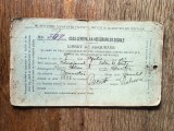 Casa Centrala a Asigurarilor Sociale - Livret de Asigurare 1923 / CD1P
