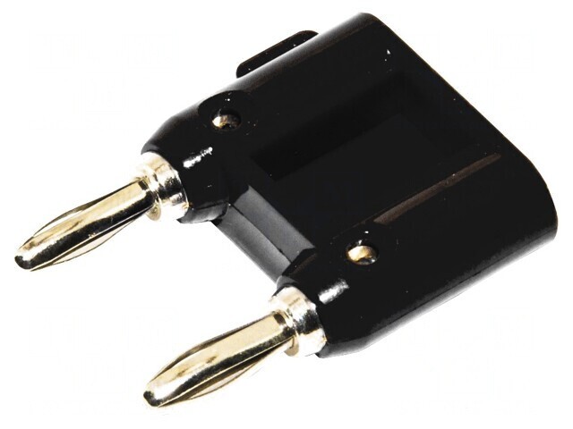 Conector Banană Negru 4mm 15A 5kV