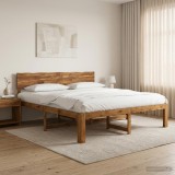 Cumpara ieftin Cadru de pat dublu cu spatar ROSTOCK natural 180 x 200 cm