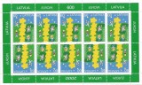 |Letonia, minicoala, Europa CEPT, 2000, MNH