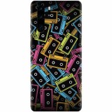 Husa silicon pentru Huawei P30 Pro, Audio Cassette Color Vector