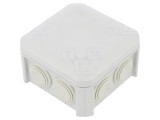 Cutie de conexiuni OBO BETTERMANN IP55 90x90x52mm Polipropilena Model T 40 F IK07