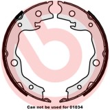 BREMBO S 56 545 ESSENTIAL LINE Set saboti frana, frana de mana
