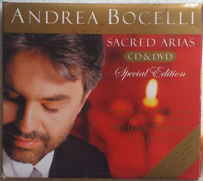 CD + DVD Sacred Arias Special edition ANDREA BOCELLI foto