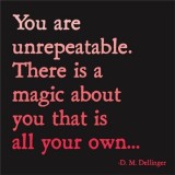 Cumpara ieftin Magnet - You are unrepeatable | Quotable Cards