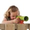Telescop pentru spatii de joaca verde Lime-Orange KBT