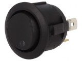 Rocker Switch ON-OFF-ON 20A 14V LED Black