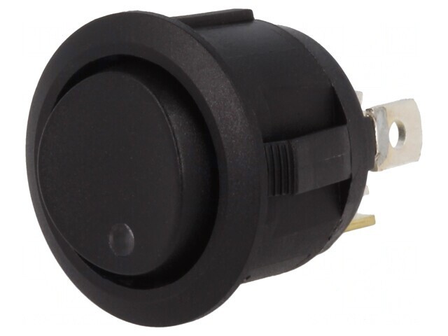 Rocker Switch ON-OFF-ON 20A 14V LED Black