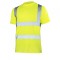 Tricou de lucru fluorescent cu dungi reflectorizante T-REF