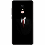 Husa silicon pentru Xiaomi Remdi Note 4X, Mystery Man In Suit