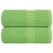 vidaXL Prosoape pentru oaspeți 2 buc Verde măr 360 g/m&sup2; 100% bumbac 137019