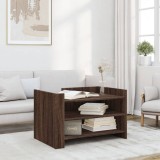 Masuta Cafea Gossi Stejar Maro 80x50x50cm Lemn Prelucrat Dreptunghiulara Living