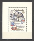 Cehoslovacia.1979 Programul Intercosmos:Cosmonautica-Bl. dantelat XC.325