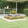 Gossi jardiniera, alb, 80x80x27 cm, lemn masiv de pin