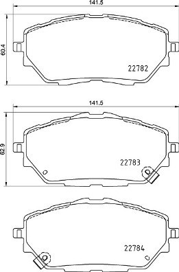 BREMBO P 83 171 PRIME LINE set placute frana,frana disc foto