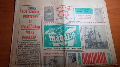 magazin 28 octombrie 1972-articol si foto judetul hunedoara foto