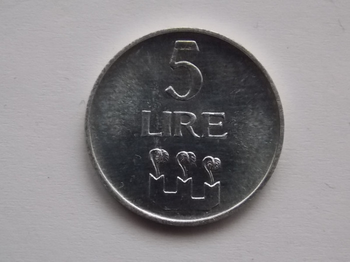 5 LIRE 1972 SAN MARINO-UNC