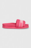 Cumpara ieftin Love Moschino papuci femei, culoarea roz, JA28534G0GIP0604