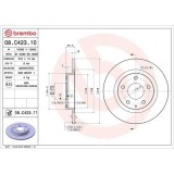 Set disc frana Mazda 6 Box / Estate (Gj) 01.13-05.16, 6 Estate (Gj Gl) 08.12-, 6 Sedan (Gj Gl) 12.12-, Spate, 278X10mm, plin, BREMBO