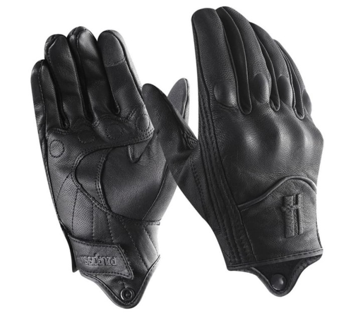 Manusi de iarna pentru motocicleta din piele de capra Harssidanzar, GM041EU, XL - RESIGILAT