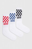 Vans sosete 3-pack culoarea alb, VN000F0WWHT1