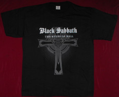 Tricou Black Sabbath The Rules of Hell ,calitate 180 grame foto