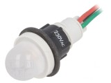 Lampă de Control LED Convex Roșie/Verde 230V 13mm Plastic
