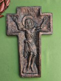 Cumpara ieftin CRUCE / CRUCIFIX VINTAGE DIN CERAMICĂ