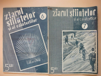 ZIARUL STIINTELOR SI AL CALATORIILOR - 6 numere ( 1937, 1941 ) foto