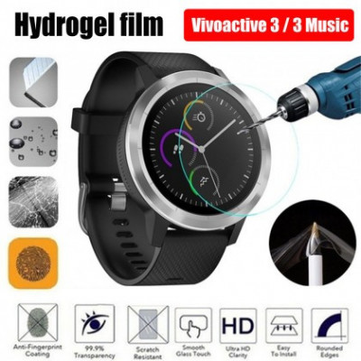 Folie protectie Hydrogel, TPU Silicon, Garmin Watch Vivoactive 3 Music, Bulk foto