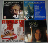 Vinil Colinde straine loturi de 4 LP la 200,Christmas,Iglesias,Temptations,NKOTB, De sarbatori, 39