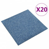Placi de pardoseala, 20 buc., albastru, 50 x 50 cm, 5 m&sup2; GartenMobel Dekor, vidaXL