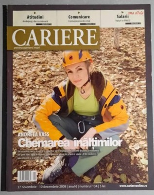 Revista Cariere nr 134 din 2008 foto